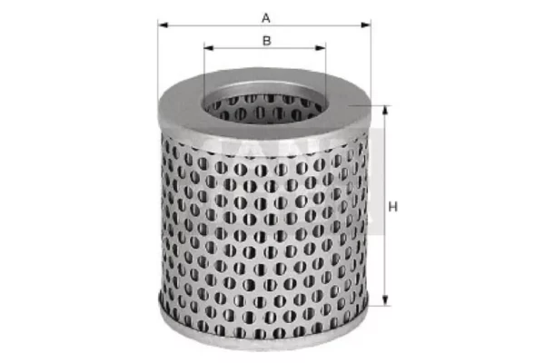 MANN-FILTER Filtr powietrza, M&H