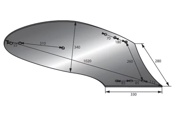 Goizin Odkładnica, prawa HLL 14" Goizin