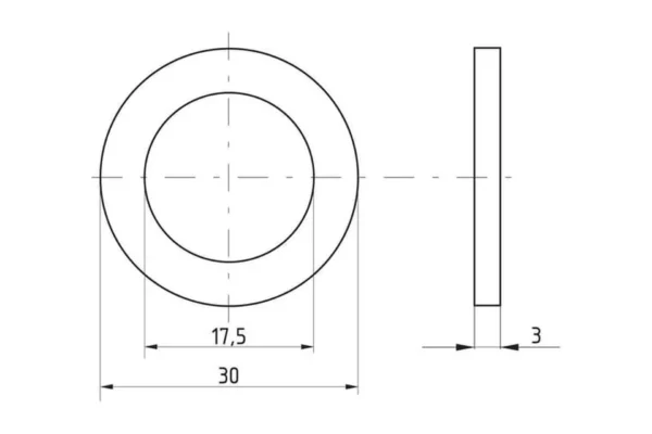 Towar Podkładka M16x34x2 mm, stal ocynk Towar