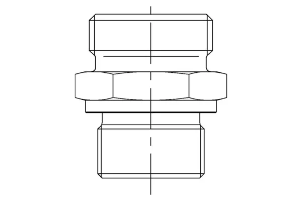 Voss Przyłącze proste 3/8" BSP - M16x1.5 8S