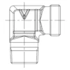 Voss Złącze kątowe gwint zewnętrzny NPT WES, 8LL M12x1 1/4"