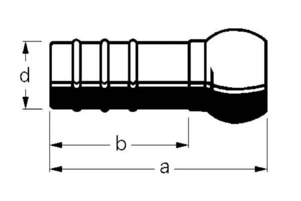 Bauer Kula KKV 5-1/4" z króccem na wąż 125 mm