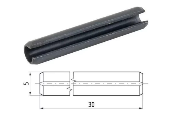 Towar Kołek sprężysty 5x30 mm DIN1481 25 szt. Towar