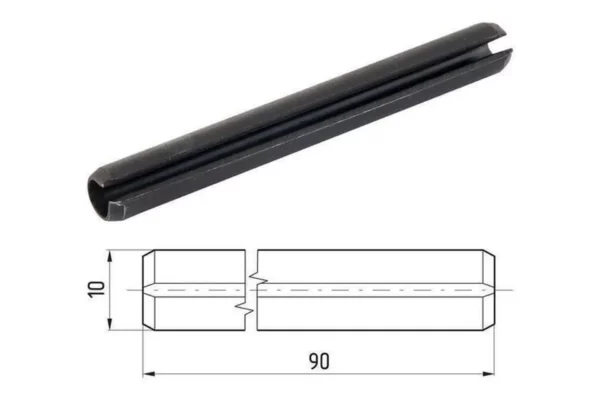 Towar Kołek sprężysty 10x90 mm DIN1481 25 szt. Towar