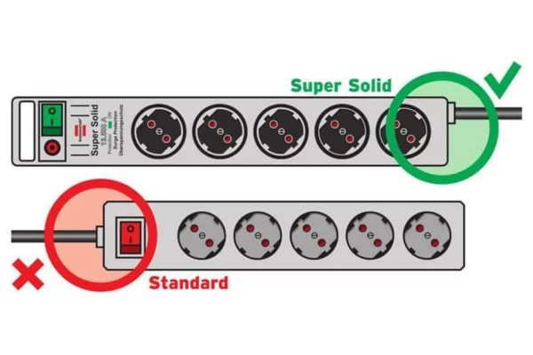 Brennenstuhl Listwa przeciwprzepięciowa Super Solid Line Brennenstuhl, 8 gniazd