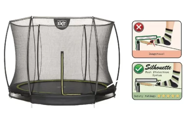 EXIT Trampolina Silhouette 305 All-in-1 "in ground"