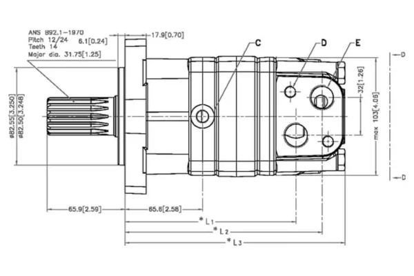 Danfoss Silnik orbitalny