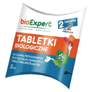 bioExpert musujące Tabletki do szamb i oczyszczalni 2 szt.