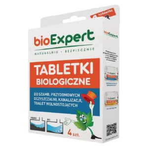 bioExpert musujące Tabletki do szamb i oczyszczalni 4 szt.