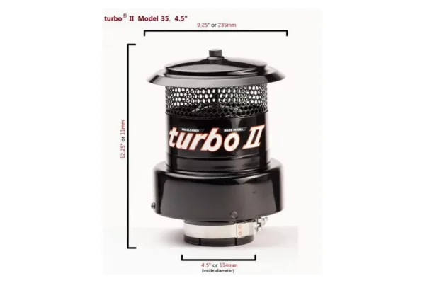 Turbo Filtr powietrza wstępny turbo® 2, typ 35-4-1/2"