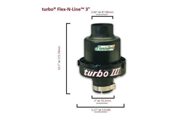Turbo Filtr powietrza wstępny turbo® 3 flex-n-line, typ 50-3"
