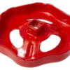 Unbranded Pokrętło ręczne zaworu odcinającego czerwone, 1 1/4"