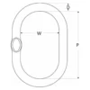 Rema Ogniwo do zawiesi RML G10, 16/13 mm