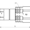 Faster Szybkozłącze skręcane 3/8" gniazdo gwint wew. 3/8" BSP typ VV Faster