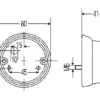 Hella Lampa kierunkowskazu, 18W okrągła 12V pomarańczowa przykręcana O 80 mm Hella