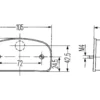Hella Lampa oświetlenia tablicy rejestracyjnej 5W prostokątna 12V przezroczysta przykręcana 105x40x55 mm płaskie przyłącze Hella