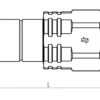 Faster Szybkozłącze skręcane 3/8" wtyczka gwint wew. 3/8" BSP typ VV Faster