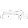 CBM Łącznik górny hydrauliczny kat. 3, CBM