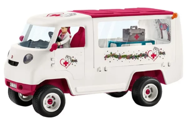 Schleich Zestaw mobilny weterynarz z źrebakiem