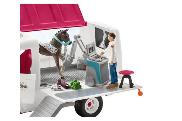 Schleich Zestaw mobilny weterynarz z źrebakiem