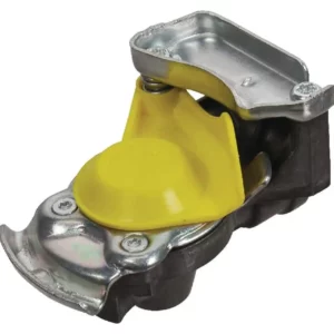 Złącze pneumatyczne automatyczne M22x1.5 żółte