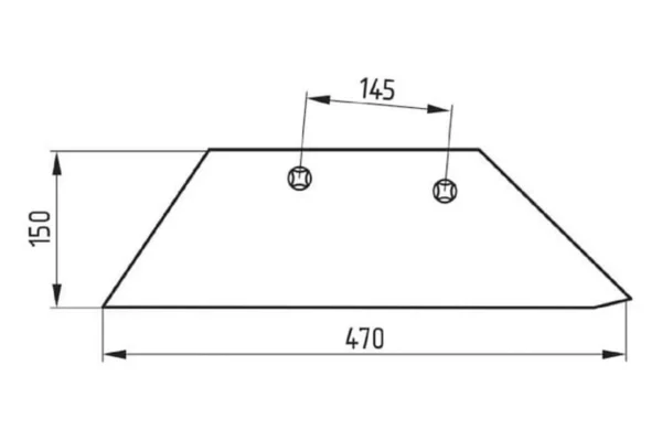 Molbro Lemiesz 14", prawy 74-606