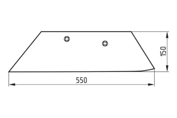 Molbro Lemiesz 16", prawy 80605-93