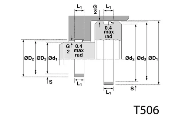 Hallite Taśma prowadząca GS 506 9.7x2.5 70-75