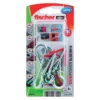 Fischer Kołek rozporowy Duopower 6x30 mm wkręt oczkowy otwarty RH K 6 szt.