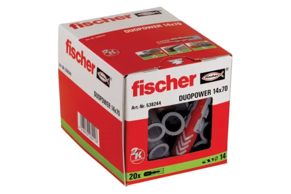 Fischer Kołek rozporowy Duopower 14x70 mm op. 20 szt.