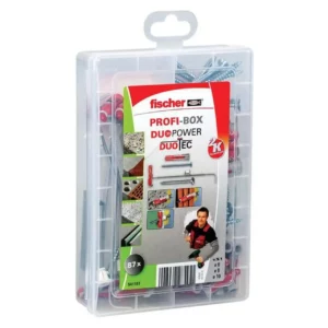 Asortyment kołków rozporowych z wkrętami Profi-Box Duopower 87 szt.