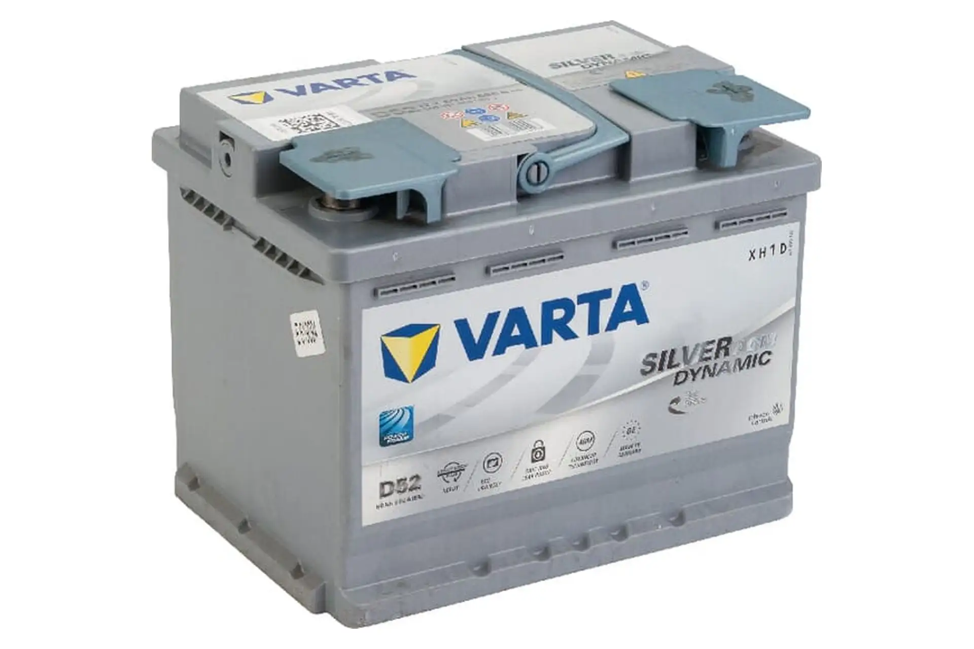 560901068D852 VARTA D52 SILVER dynamic D52 Batterie 12V 60Ah 680A B13 Batterie  AGM