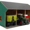 Kids Globe Agriculture shed for 3 vehicles 1:16