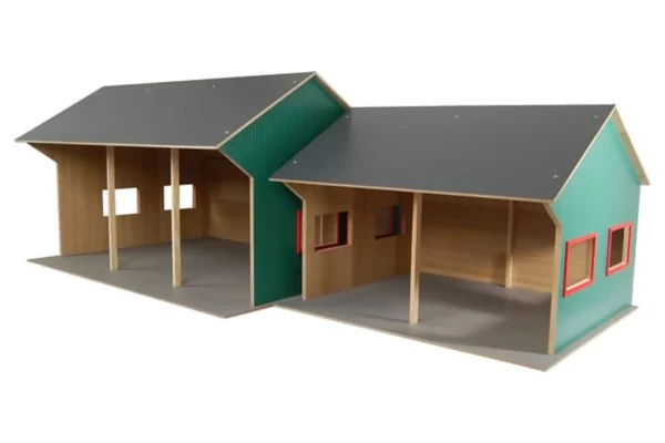 Kids Globe Agriculture shed for 3 vehicles 1:16