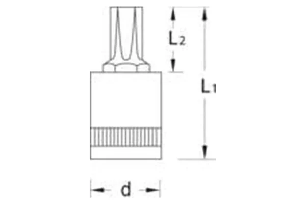 Gedore Nasadka Torx 1/4" Gedore, T27