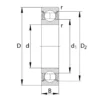 SKF Łożysko kulkowe zwykłe 20x52x15 mm SKF