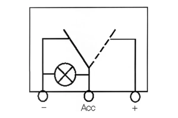 Hella Przełącznik kołyskowy 12/24V 16/8A ON/OFF