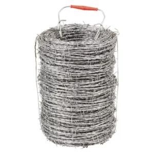 Drut kolczasty 250 m ocynkowany