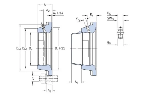 SKF Obudowa