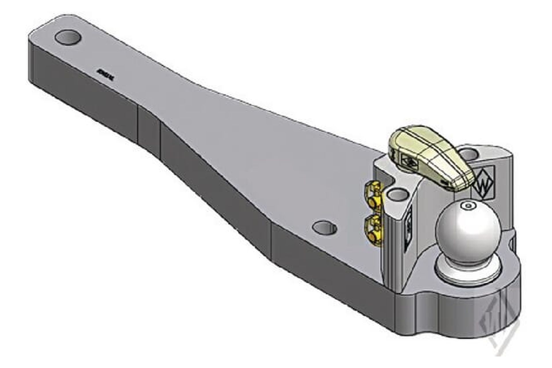 8002929 Płyta nośna zaczepu, K80 530 mm - sklep rolniczy Korbanek