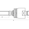 Towar Stabilizator przegubu, 182 mm