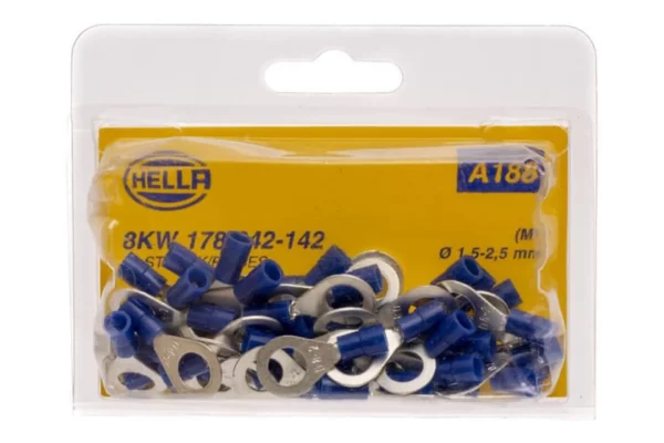 Hella Końcówka przewodu oczkowa, niebieska 1.5-2.5 mm2