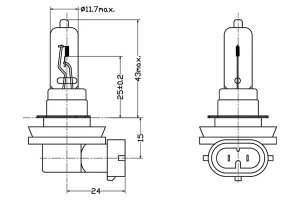 Towar Żarówka Bulb 12 V H9