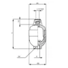 SAIP Akumulator membranowy typ L/LAV 210/330 bar 0.5 l 30 bar