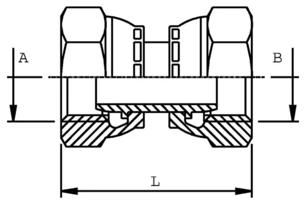 Burnett & Hillman Łącznik redukcyjny 1 x 3/4 BSP
