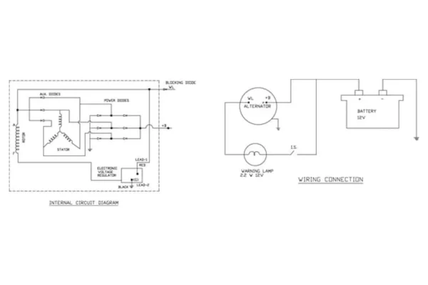 gopart Alternator 14V 40A pasuje do C-360