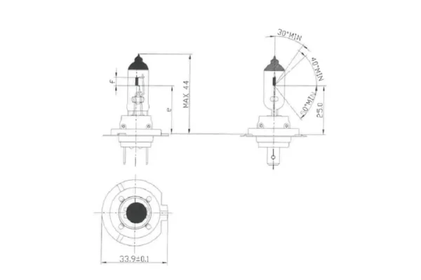 Towar Żarówka 12V 55W PX26d H7 Long Life