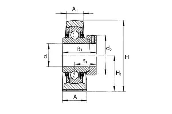 SKF Obudowa łożyska kpl. SKF