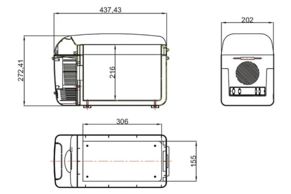 Towar Lodówka przenośna 12V/230V 10 l