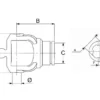 Bondioli&Pavesi Przegub szerokokątny Bondioli & Pavesi, 1 x 1 3/8 Z6, na rurę 66 x 3,5 mm S9